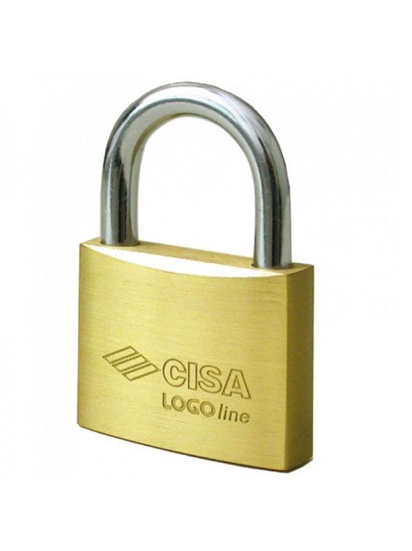 Lucchetto ottone 25 Logo CISA